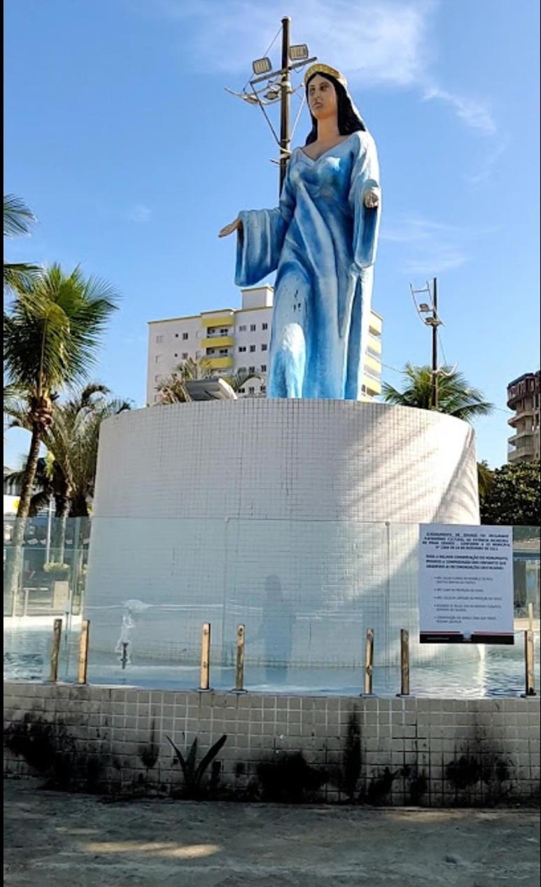 Ape Privilegiado No Centro Da Ocian E A 150M Da Praia E Feirinha, Com Wi-Fi E Garagem ! Praia Grande (Santos) Exterior foto